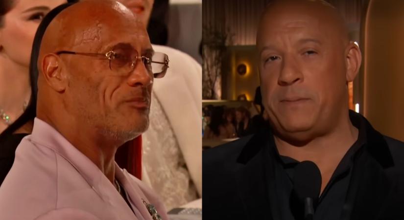 "Csak a szeretet" – Ezzel az aláírással posztolt közös képet Vin Diesel Dwayne Johnsonnal a Golden Globe-os "incidenst" követően, amitől a szervezők ereiben elég rendesen megfagyott a vér