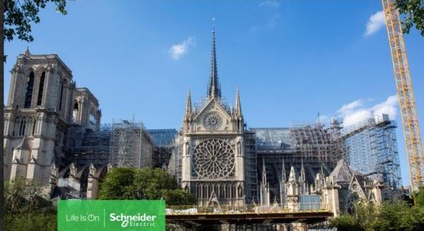 A Schneider Electric is hozzájárult a Notre Dame újjáépítéséhez