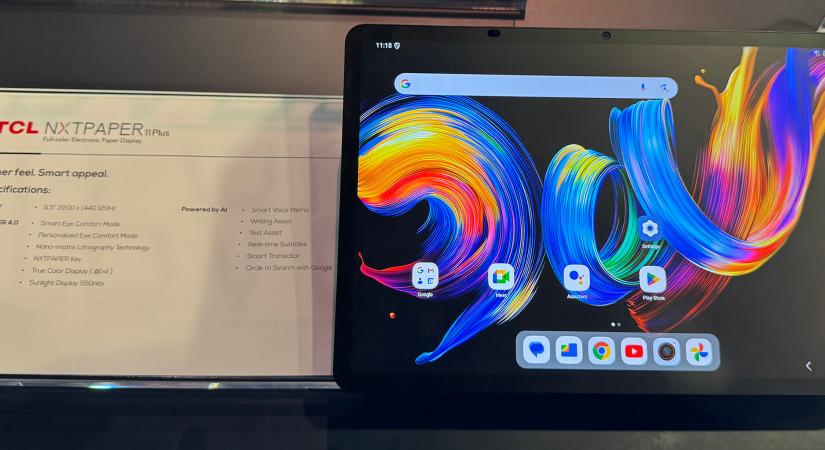 CES 2025: A papírszerű TCL kijelző egy fokkal jobb lett