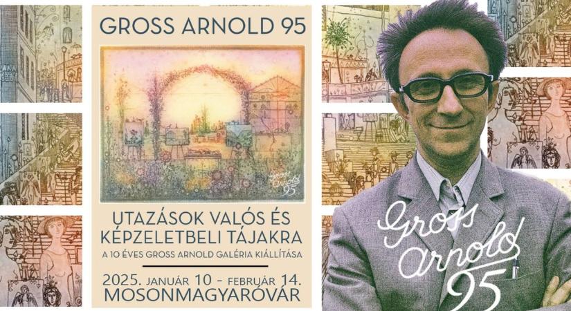 Gross Arnold-kiállítás a mosonmagyaróvári Flesch-központban