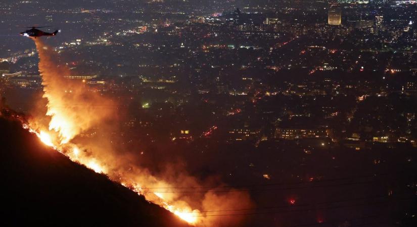 A sztárok menekülnek, a forgatások szünetelnek, a díjátadókat halasztják – a tűzvész Hollywoodot is megállította