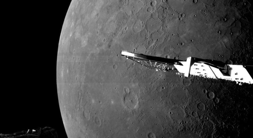 Újabb fotók érkeztek a Merkúrról, miután a BepiColombo ismét elrepült mellette