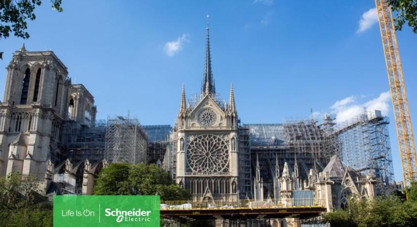 A Schneider Electric is hozzájárult a Notre Dame újjáépítéséhez