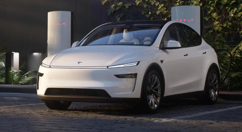 Bréking: itt a frissített Tesla Model Y!