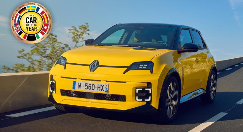 Az új Renault 5 lett az európai év autója 2025-ben