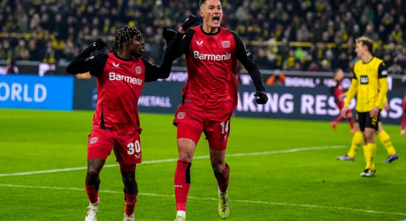 Bundesliga: egy félidőnyi előnyt adott a Dortmund a Bayer Leverkusennek! – videóval