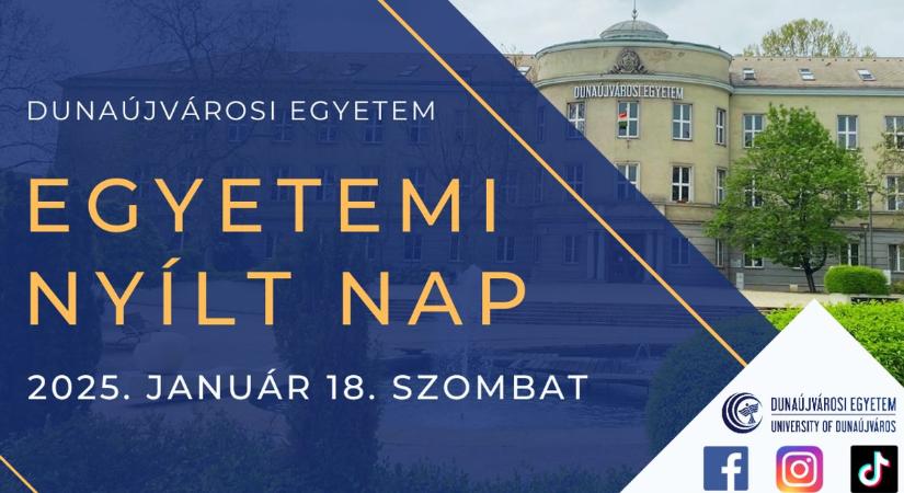 Nyílt Napot szervez a Dunaújvárosi Egyetem! Ott találkozunk!