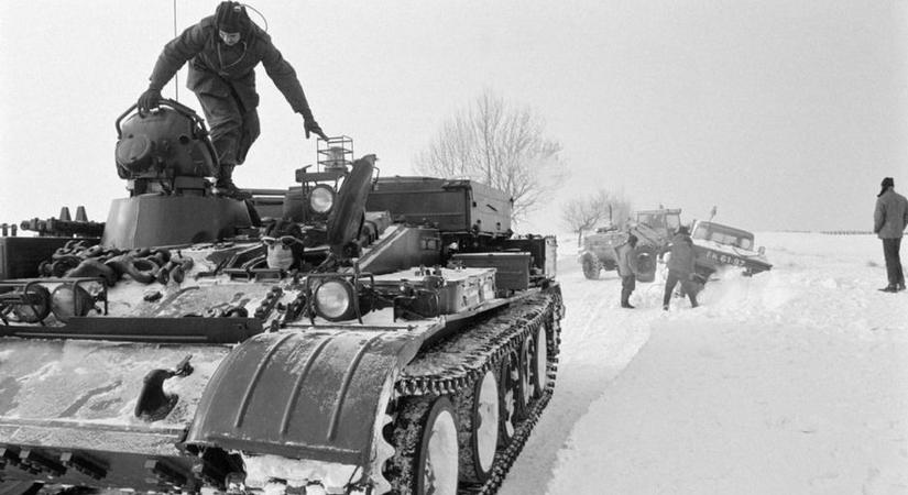 Amikor megbénult egy ország! Ilyen volt az 1987-es nagy hóesés – fotók, videó!