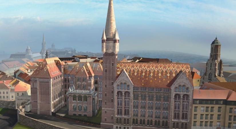 Visszaépítik a Levéltár tornyát: a Budai Várnegyed újabb történelmi épületét állítják helyre