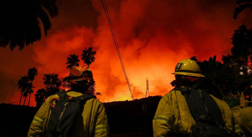 A NASA sokkoló képeket küldött az űrből a Los Angeles-i tűzvészről