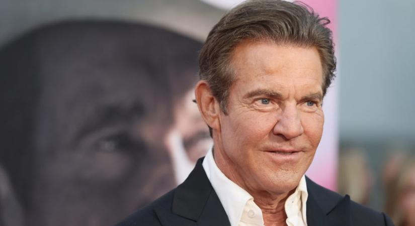 A házából mentette holmijait Dennis Quaid a tűzvész közepette, mikor egy riporter arról kezdte faggatni, mit csinál