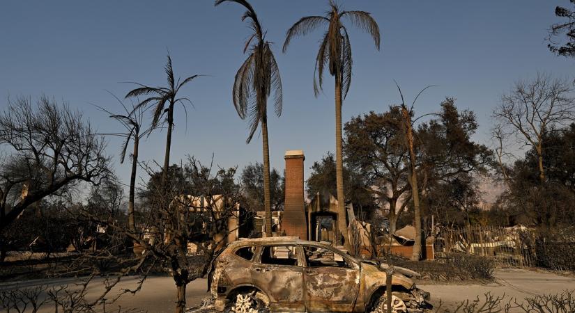 Újabb drámai fotók érkeztek a Los Angeles-i erdőtűzről - apokaliptikus képsorok