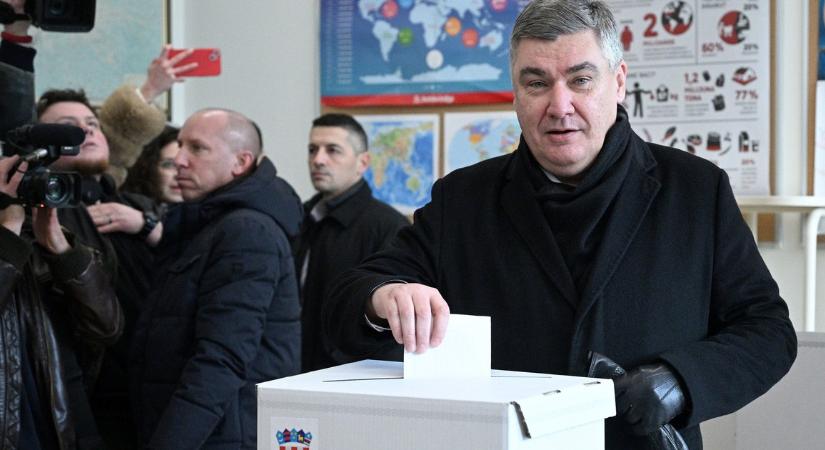 Exit poll: Zoran Milanovic nyerte a horvát elnökválasztást