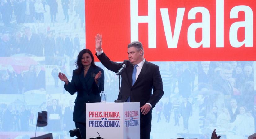 A szociáldemokrata Zoran Milanović nyerte a horvát elnökválasztást