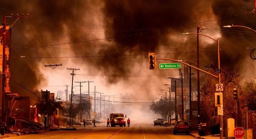 24 áldozata van a tűzvésznek - fotók, videók a Los Angeles-i pusztításról