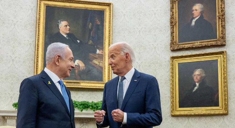 Biden és Netanjahu a gázai fegyverszünetről tárgyaltak