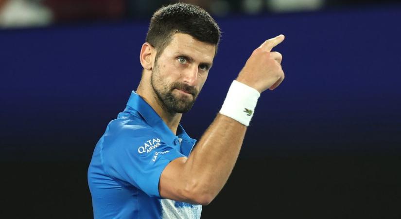 Ráijesztett a 19 éves ellenfele, de végül továbbjutott Novak Djokovic az Australian Openen