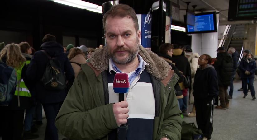 Megbénult a tömegközlekedés Belgiumban  videó