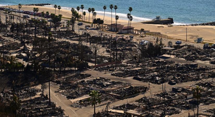 Videó készülhetett a teljes városrészeket elpusztító Los Angeles-i tűzvész kezdetéről