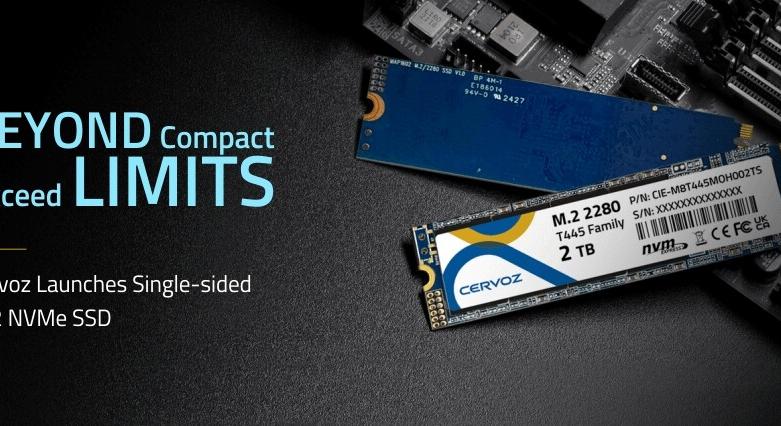 PCI Express 4.0-s Cervoz SSD 1,35 mm-es vastagsággal