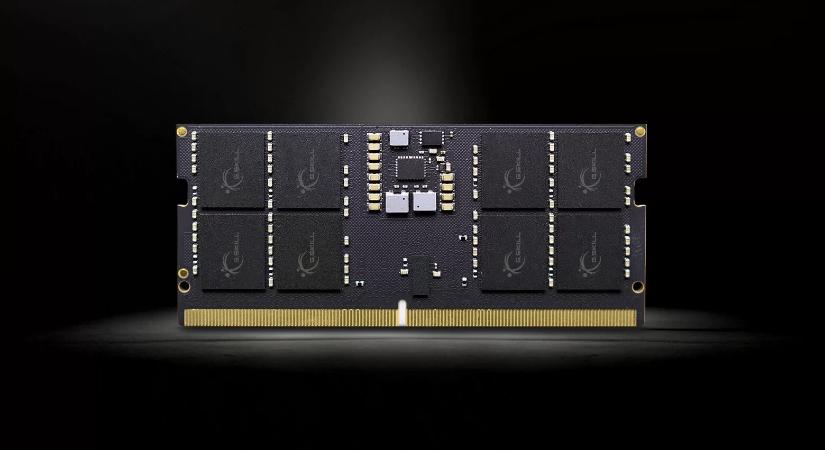 8 GHz felett ketyeg a G.Skill CSO-DIMM DDR5 memóriája