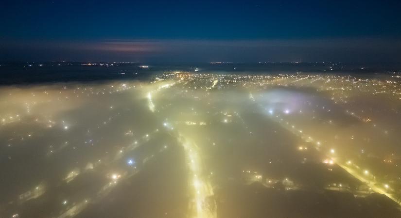 Nap képe: köd burkolta be Vásárhelyt