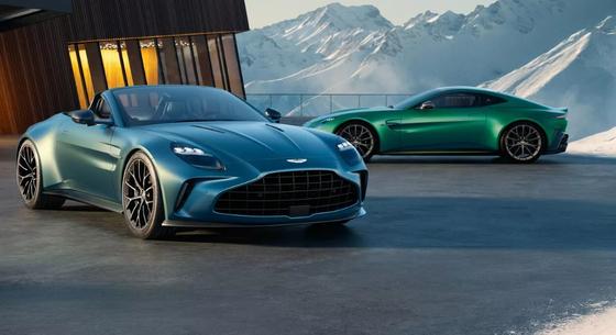 Rekordgyorsan nyitja tetejét a legújabb gyönyörű Aston Martin kabrió