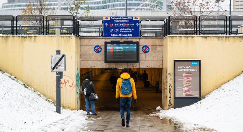 Elkezdődtek a havazás miatti késések a MÁV-nál