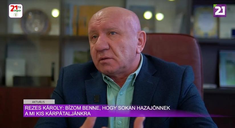 Aktuális (2025.01.14) Rezes Károly: bízom benne, hogy sokan hazajönnek a mi kis Kárpátaljánkra (videó)