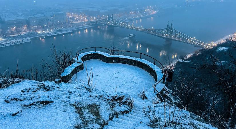 Fehérbe borult Budapest, íme a hóhelyzet - Galéria