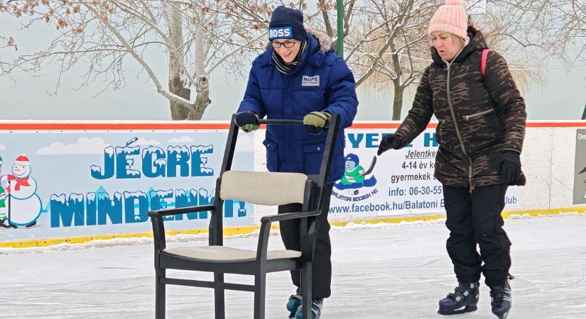 Egy életre szóló élményt kaptak az ötödikesek a lellei jégpályán