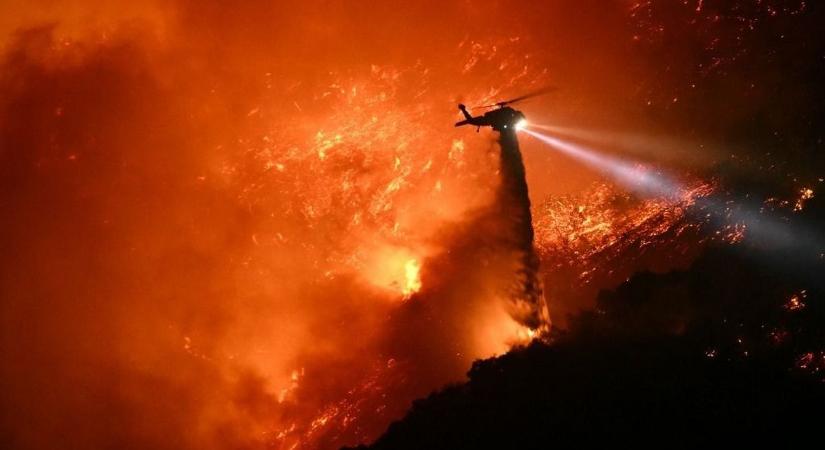 Az erős szél újabb tűzvésszel fenyeget Los Angelesben