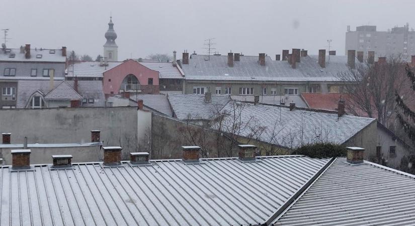 Folytatódik a havazás Vas vármegyében, vagy ennyi volt? Mutatjuk!