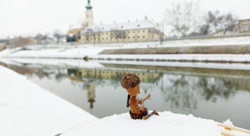 Kedves látogatója volt a havas Győrnek