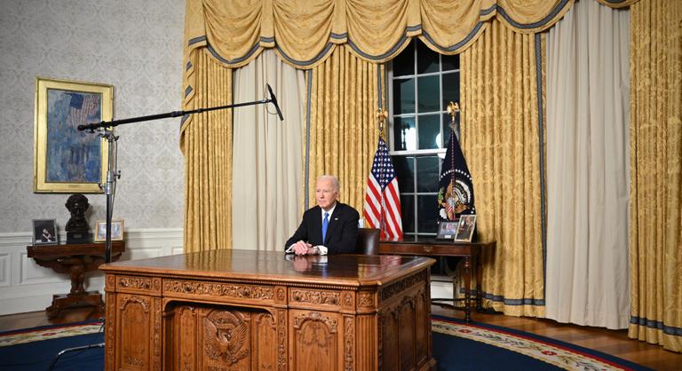 Búcsúbeszédet mondott Joe Biden, de még utoljára odaszúrt Donald Trumpnak