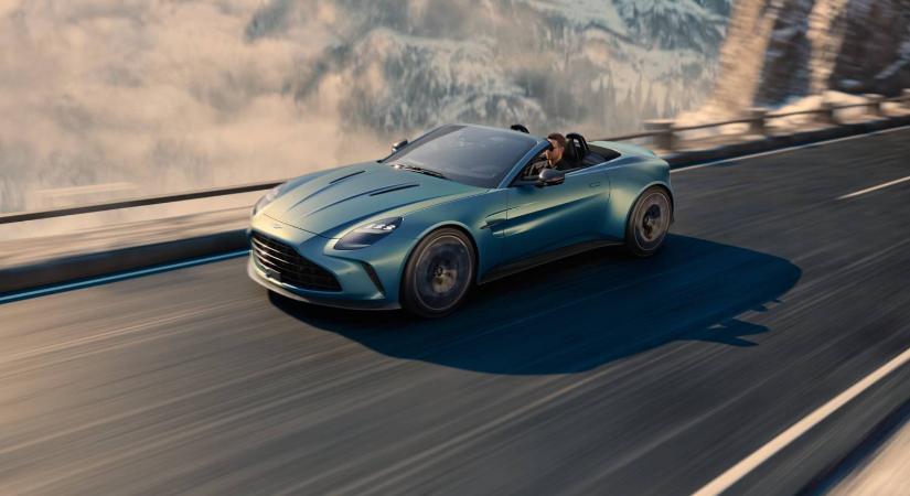 Az új Aston Martin Vantage Roadster teteje gyorsabb, mint a legtöbb utcai autó 0-100-on