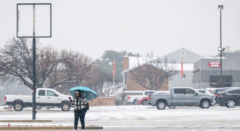 Téli vihar az USA déli részein is