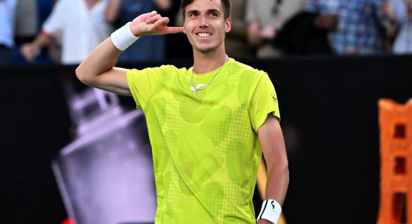 Marozsán Fábián legyőzte a 17. kiemeltet, és bejutott az Australian Open harmadik fordulójába