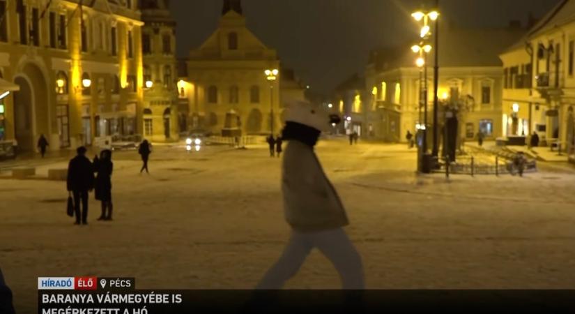 Peckesen belesétált egy lófejmaszkos férfi a köztévé pécsi riportjába