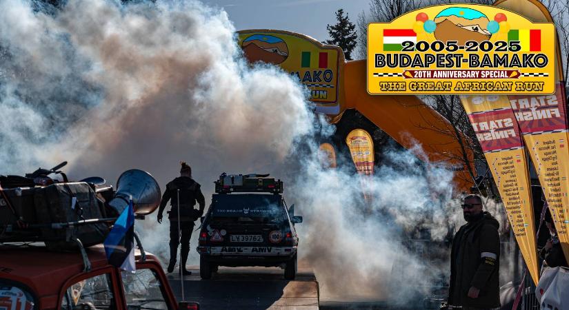 Kövesd velünk élőben a Budapest-Bamako 2025 rajtját!