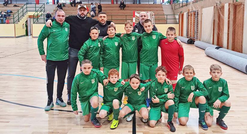 A Várdaróc FC kezdők csapata a mohácsi Busó Kupán