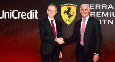 Elindult az UniCredit és a Ferrari partneri együttműködése