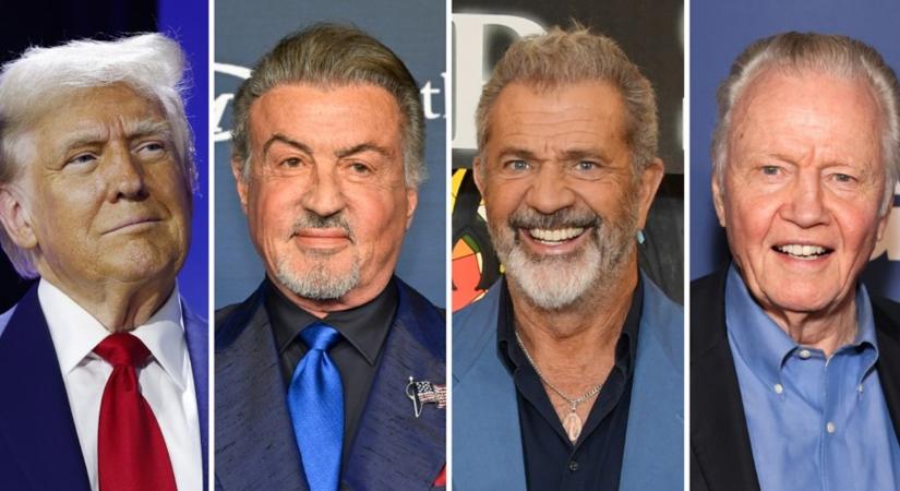 Hollywood nagyágyúi Trump oldalán – Sylvester Stallone, Mel Gibson és Jon Voight különleges szerepet kap!