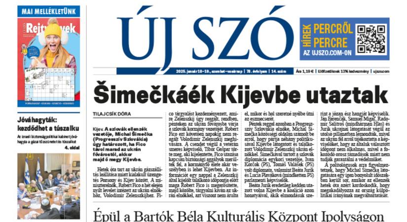 Miről ír a szombati Új Szó?