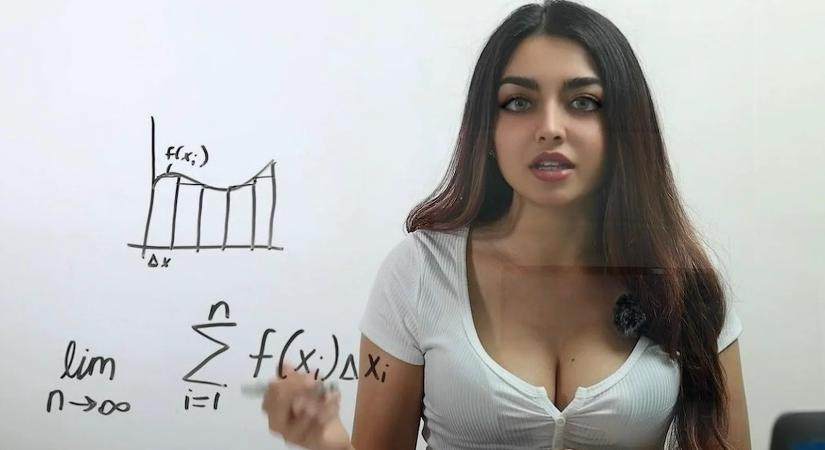 Egy mérnöknek tanult OnlyFans-modell a Pornhubon tanít matematikát, mert az sokkal jobban fizet, mint a YouTube