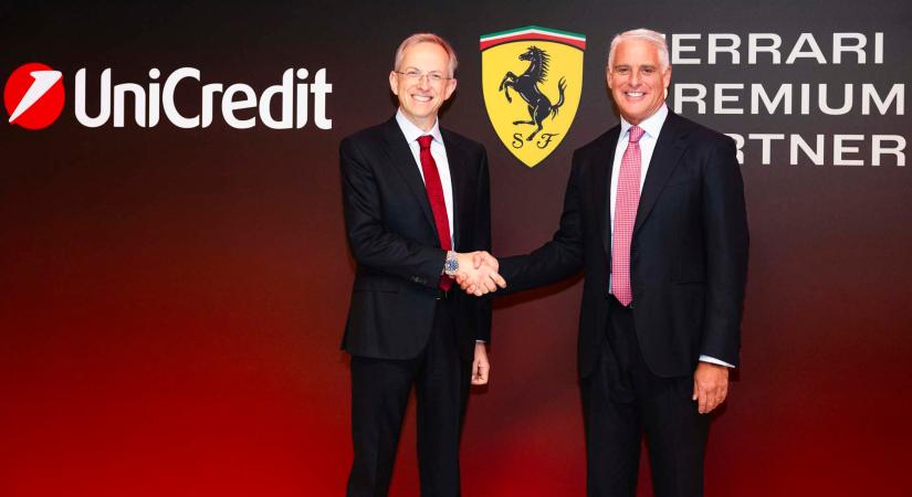 Elindult az UniCredit és a Ferrari partneri együttműködése