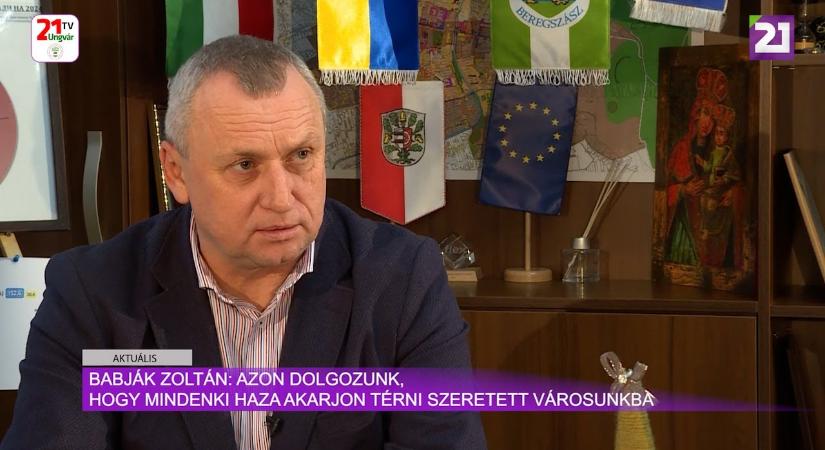 Aktuális (2025.01.18) Babják Zoltán: azon dolgozunk, hogy mindenki haza akarjon térni szeretett városunkba (videó)