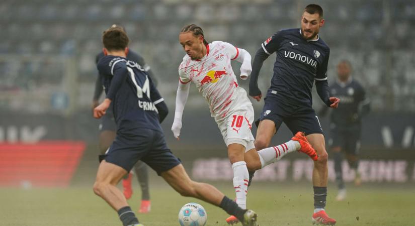 Bundesliga: Orbán betalált, az RB Leipzig háromgólos előnyről bukott pontokat a sereghajtó otthonában! – videóval