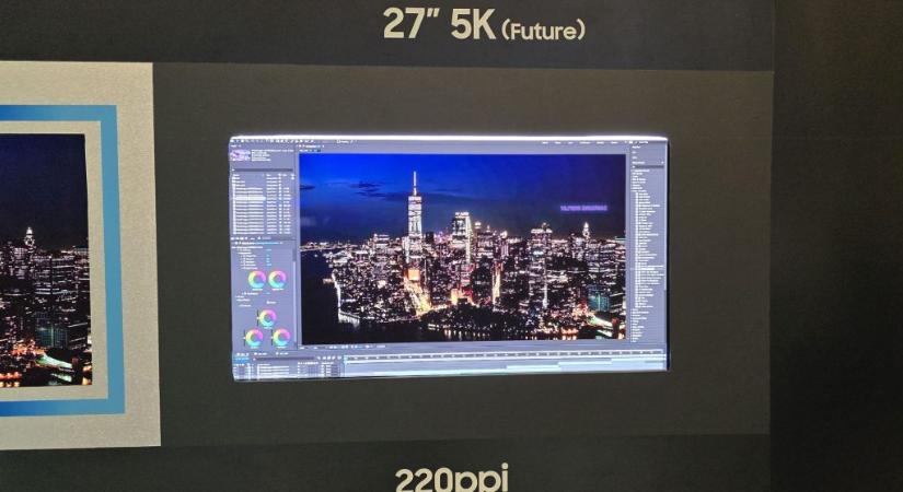 Jön a világ legnagyobb felbontású QD-OLED monitora