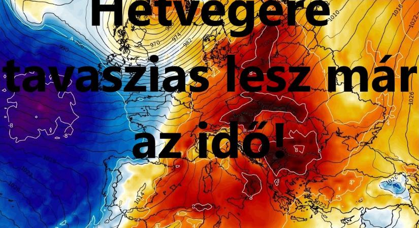 Kedden még hó is eshet, hétvégére tavaszias lesz már az idő!